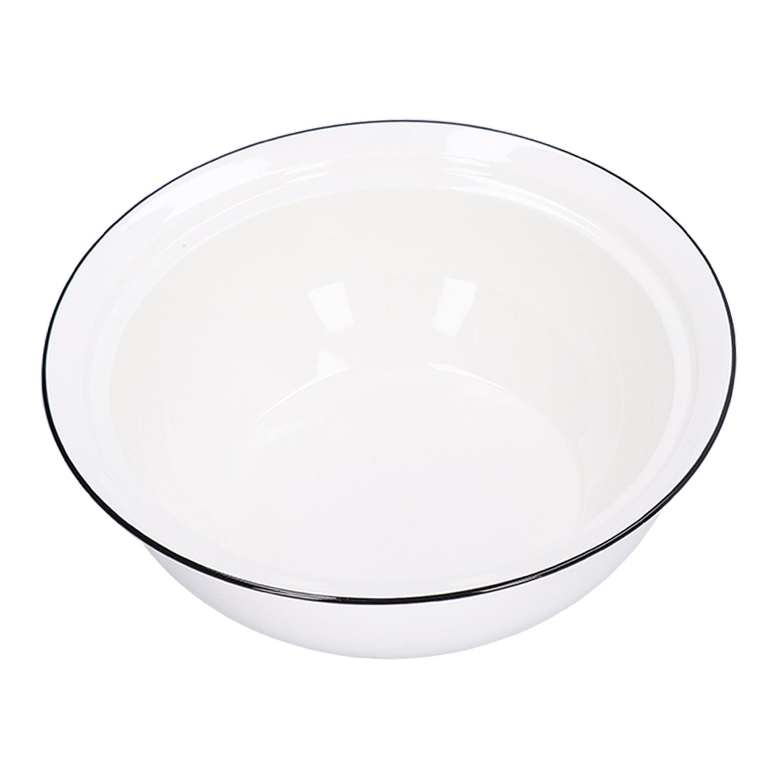 9in Soup Bowl with Lid Large Capacity 1500ml Stew Bowl Harmless White Ceramic Kitchen Bowl V1294-YM0523-3118210320411