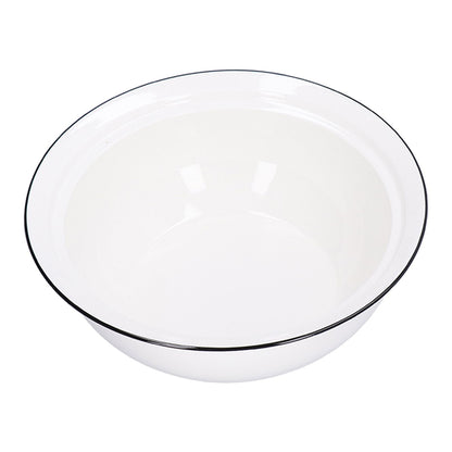 9in Soup Bowl with Lid Large Capacity 1500ml Stew Bowl Harmless White Ceramic Kitchen Bowl V1294-YM0523-3118210320411