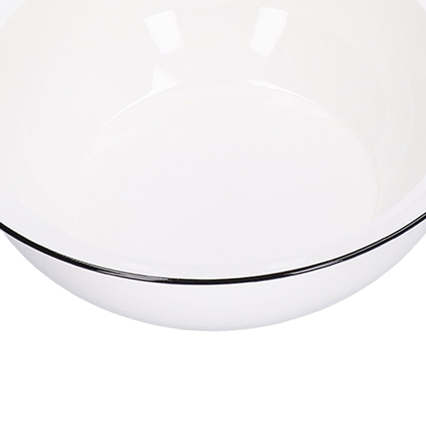 9in Soup Bowl with Lid Large Capacity 1500ml Stew Bowl Harmless White Ceramic Kitchen Bowl V1294-YM0523-3118210320411