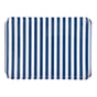 Fruit Tray Blue White Stripe Melamine Safe Environmentally Friendly Colourfast Dessert Platter for Restaurant V1294-YM0523-3118210320511