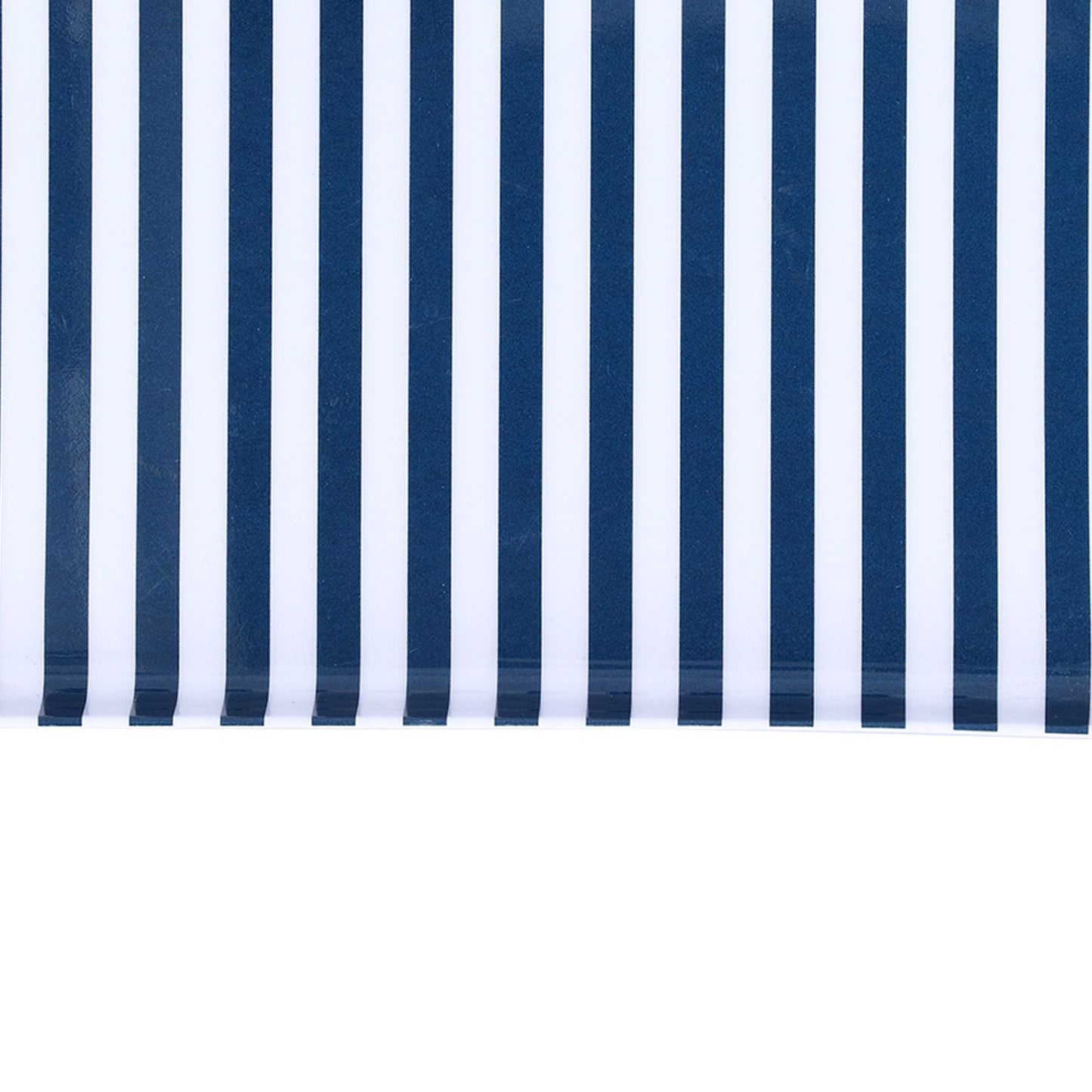 Fruit Tray Blue White Stripe Melamine Safe Environmentally Friendly Colourfast Dessert Platter for Restaurant V1294-YM0523-3118210320511