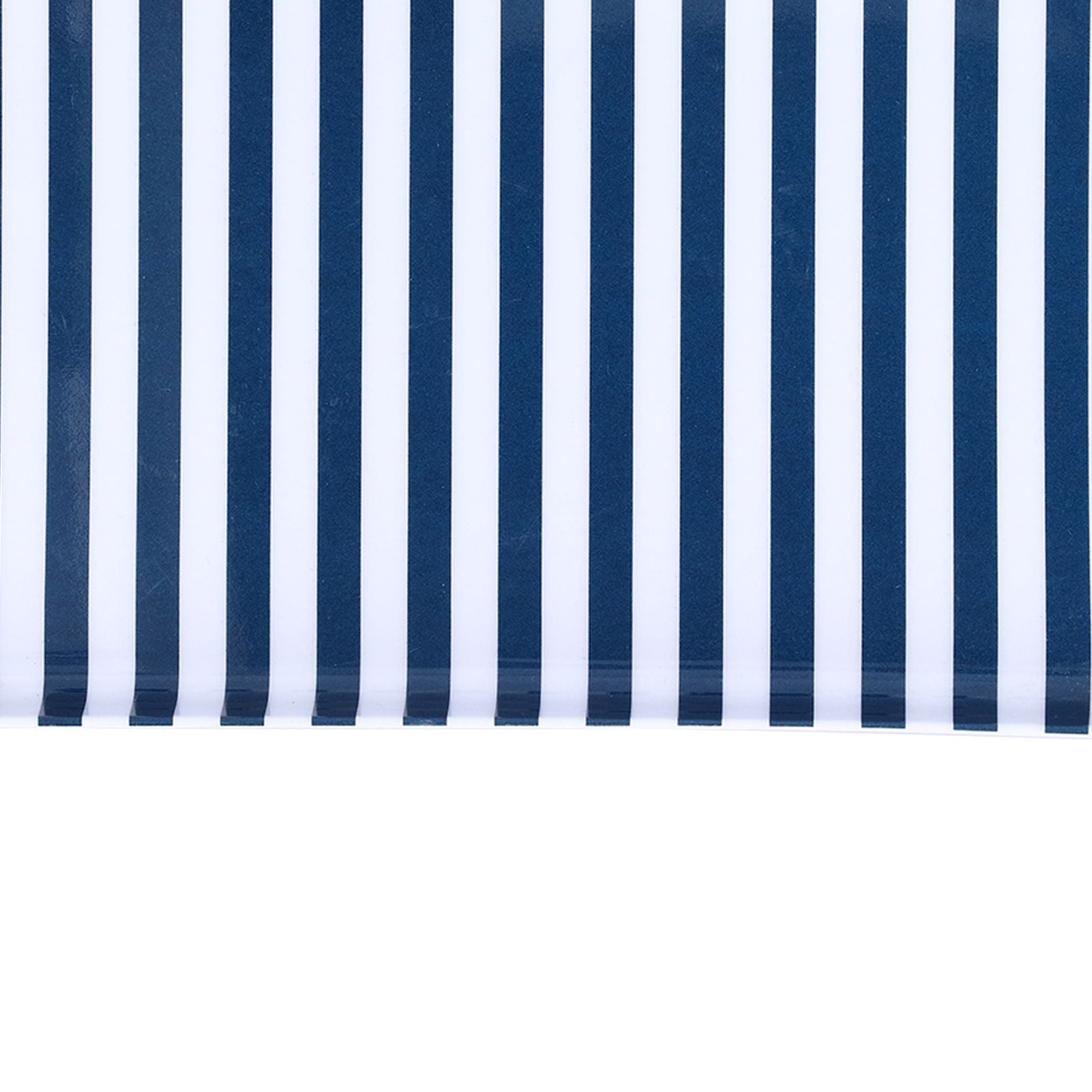 Fruit Tray Blue White Stripe Melamine Safe Environmentally Friendly Colourfast Dessert Platter for Restaurant V1294-YM0523-3118210320511