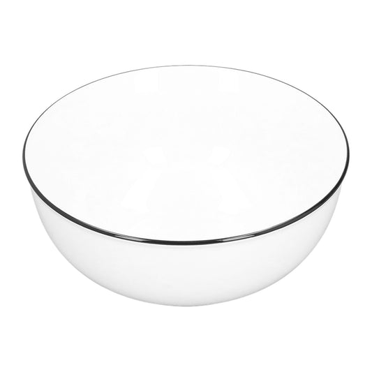 Durable Black Line Ceramic Tableware Bowls for Salads Soups Stews Desserts Noodles7 Inches V1294-YM0523-3118210321211
