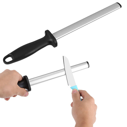 Sharpening Steel Quick Sharpening Humanized Handle High Hardness Kitchen Wear Resistant Knife Sharpener for V1294-YM0523-3118210321511