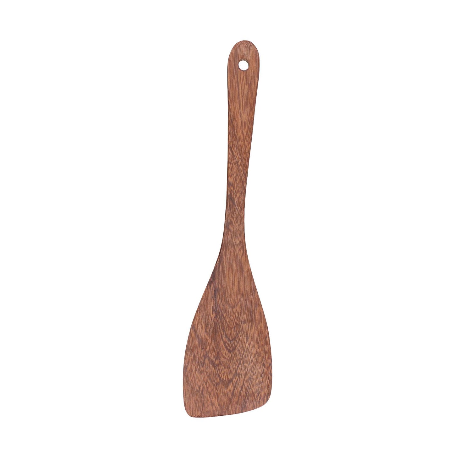 Natural Wood Long Handle Spatula Frying Spatula Round Hole Wall Mounted Kitchen UtensilOblique Spatula V1294-YM0523-3118210324811