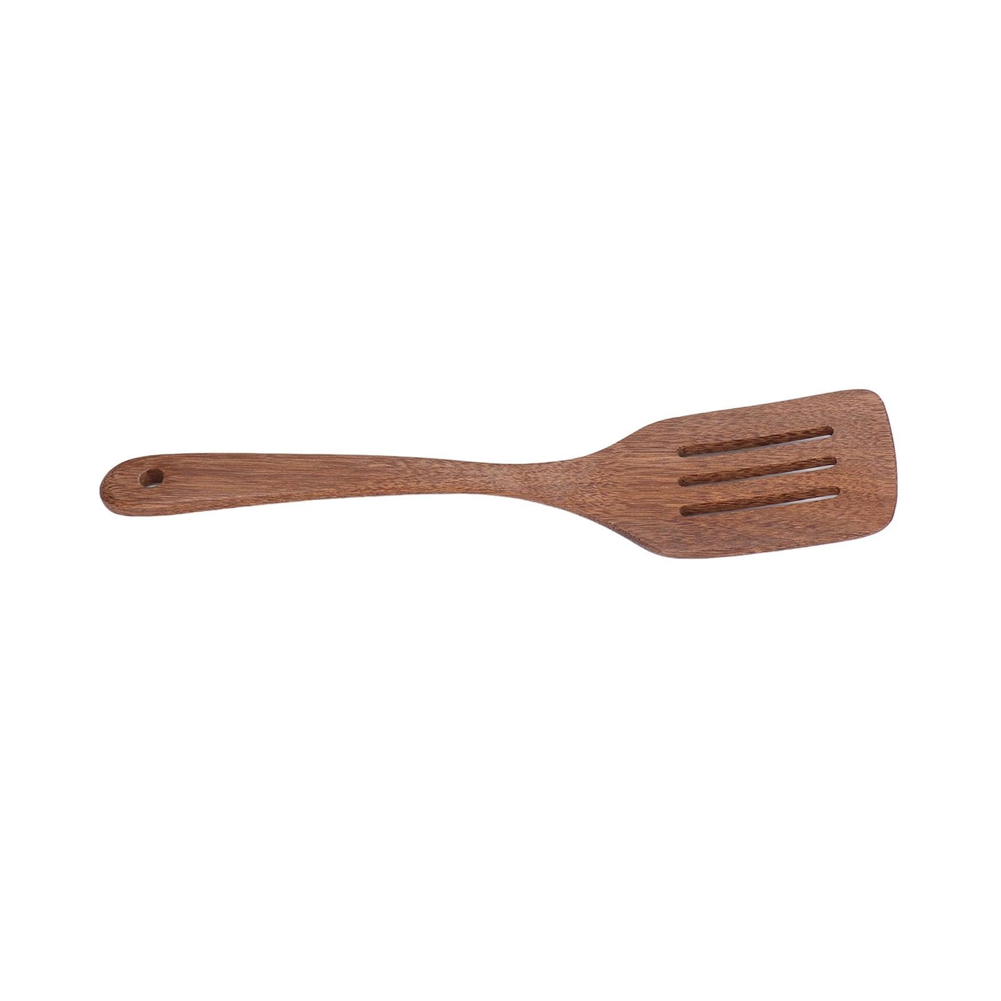 Natural Wood Long Handle Spatula Frying Spatula Round Hole Wall Mounted Kitchen UtensilLeak Spatula V1294-YM0523-3118210324812