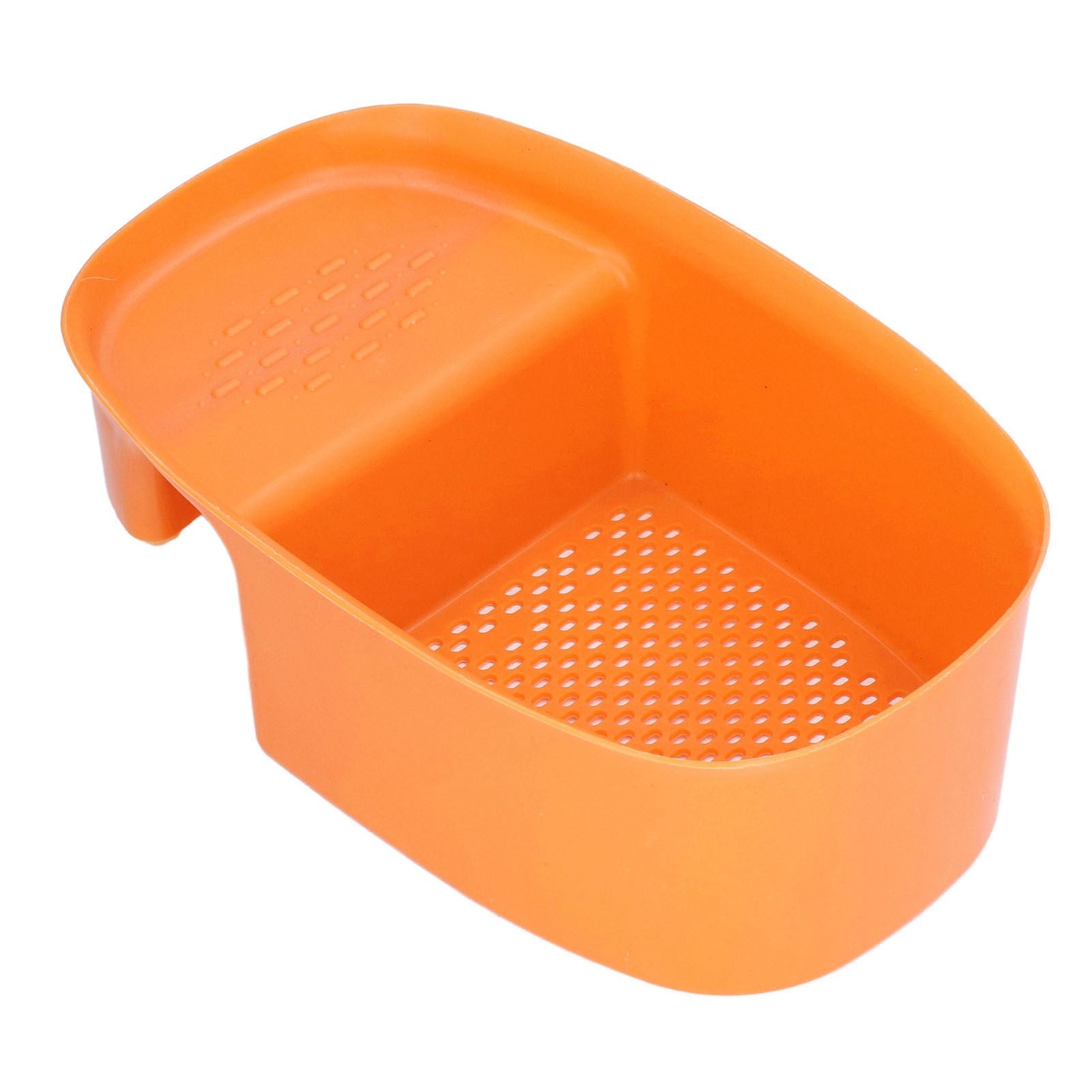 Sink Drain Basket Household Saddle Shaped Mesh Strainer for Kitchen Waste Vegetable FruitsOrange V1294-YM0523-3118220000311