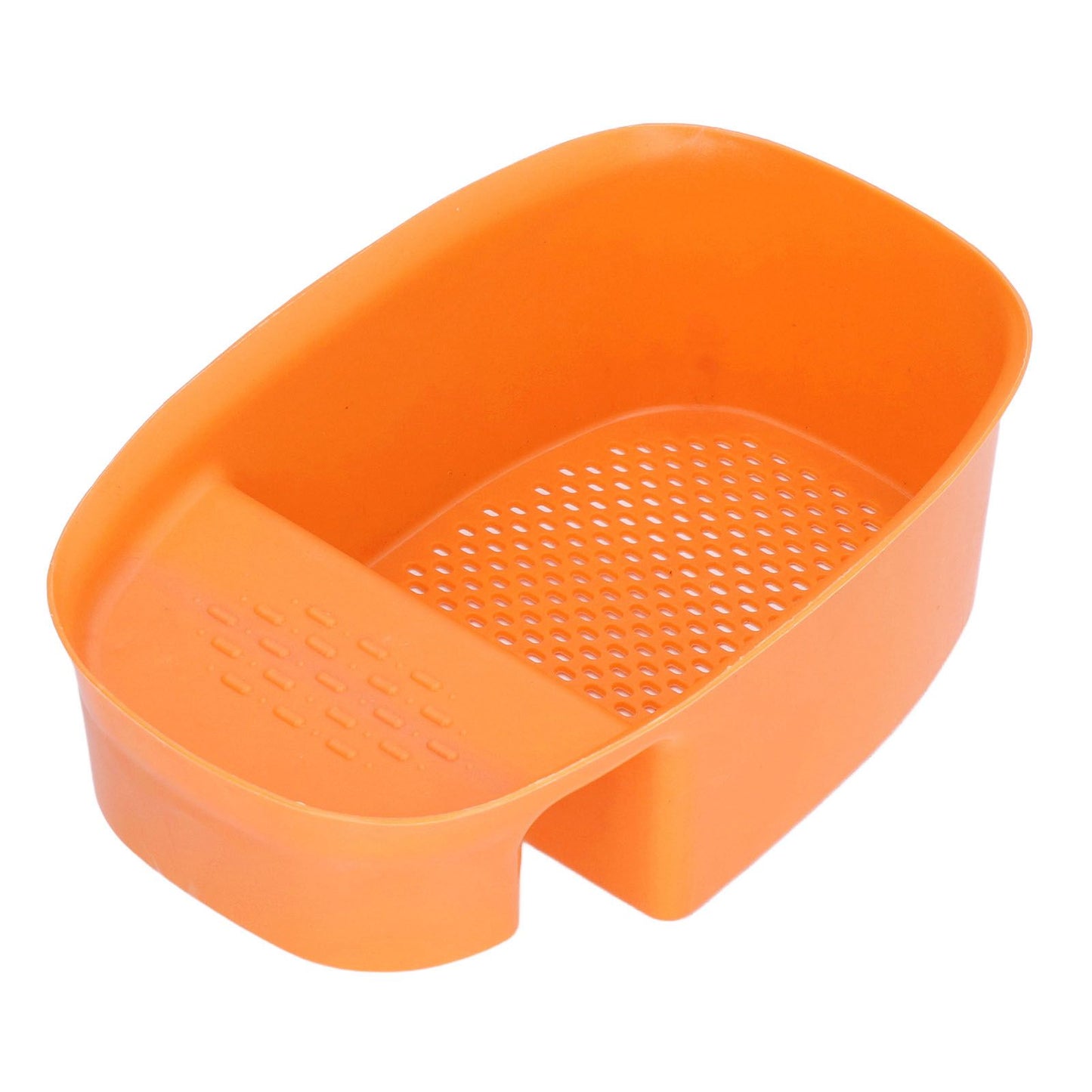 Sink Drain Basket Household Saddle Shaped Mesh Strainer for Kitchen Waste Vegetable FruitsOrange V1294-YM0523-3118220000311