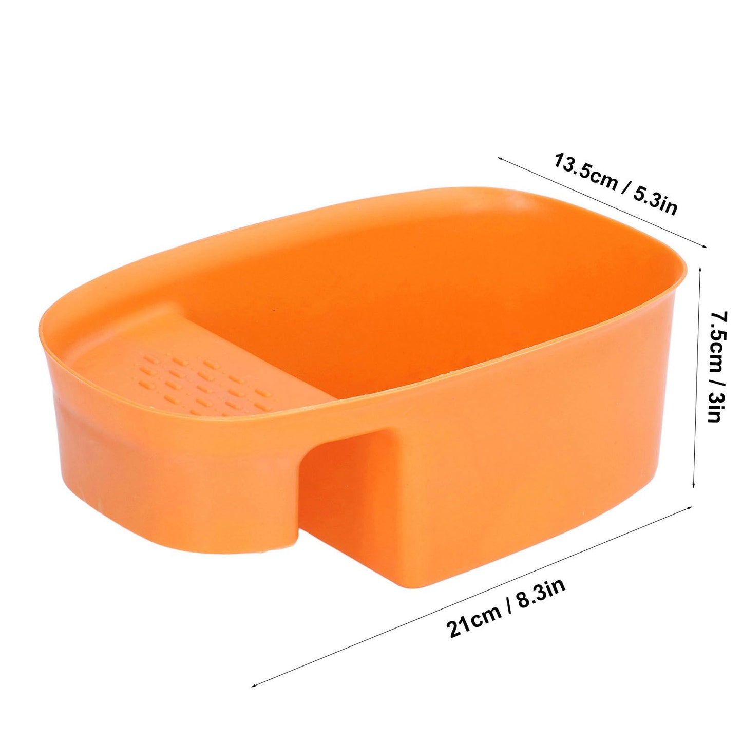 Sink Drain Basket Household Saddle Shaped Mesh Strainer for Kitchen Waste Vegetable FruitsOrange V1294-YM0523-3118220000311