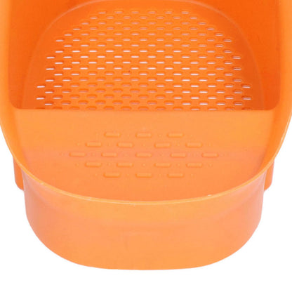 Sink Drain Basket Household Saddle Shaped Mesh Strainer for Kitchen Waste Vegetable FruitsOrange V1294-YM0523-3118220000311