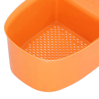 Sink Drain Basket Household Saddle Shaped Mesh Strainer for Kitchen Waste Vegetable FruitsOrange V1294-YM0523-3118220000311