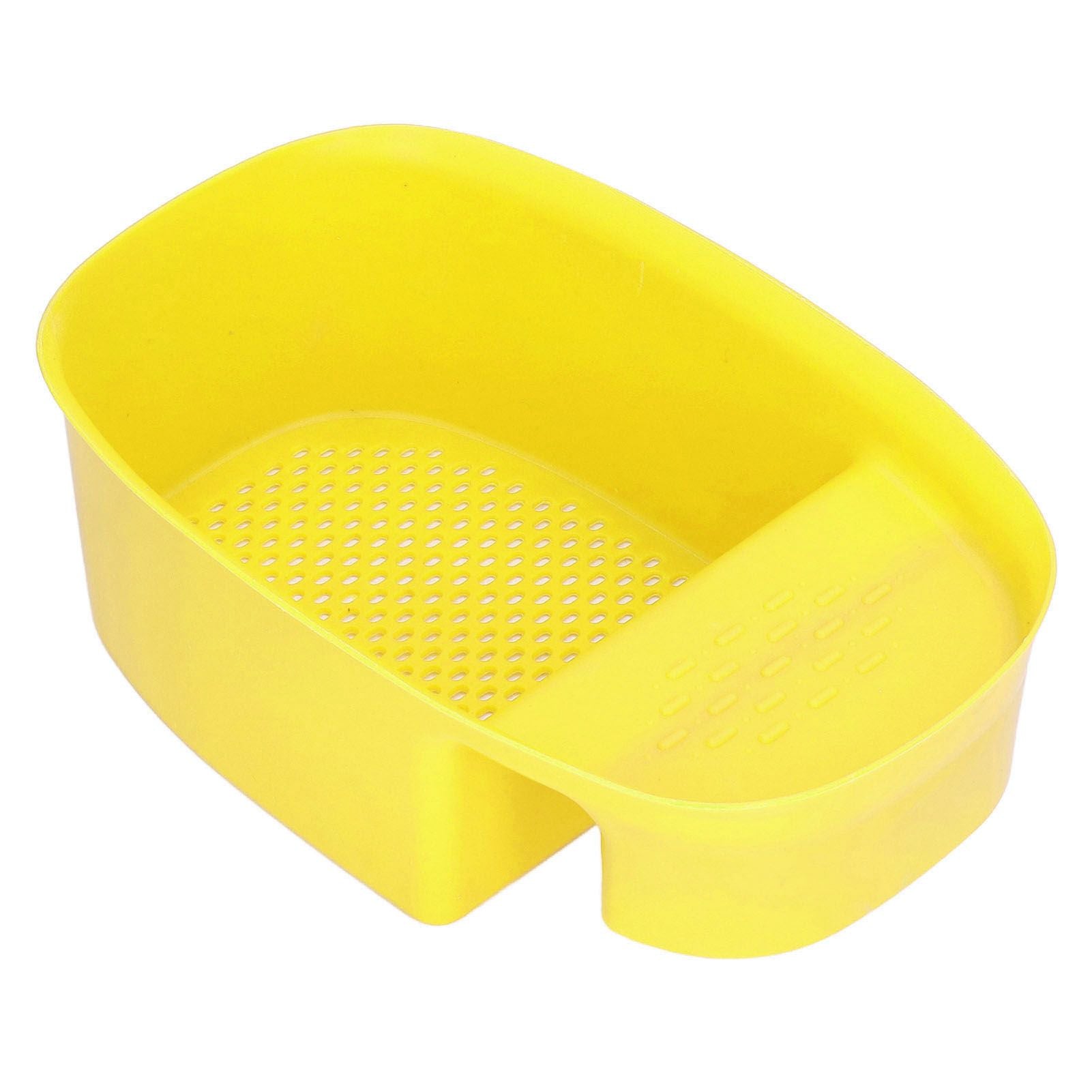Sink Drain Basket Household Saddle Shaped Mesh Strainer for Kitchen Waste Vegetable FruitsYellow V1294-YM0523-3118220000312