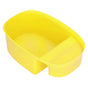 Sink Drain Basket Household Saddle Shaped Mesh Strainer for Kitchen Waste Vegetable FruitsYellow V1294-YM0523-3118220000312