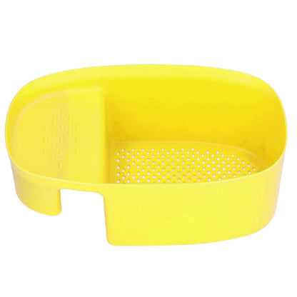 Sink Drain Basket Household Saddle Shaped Mesh Strainer for Kitchen Waste Vegetable FruitsYellow V1294-YM0523-3118220000312