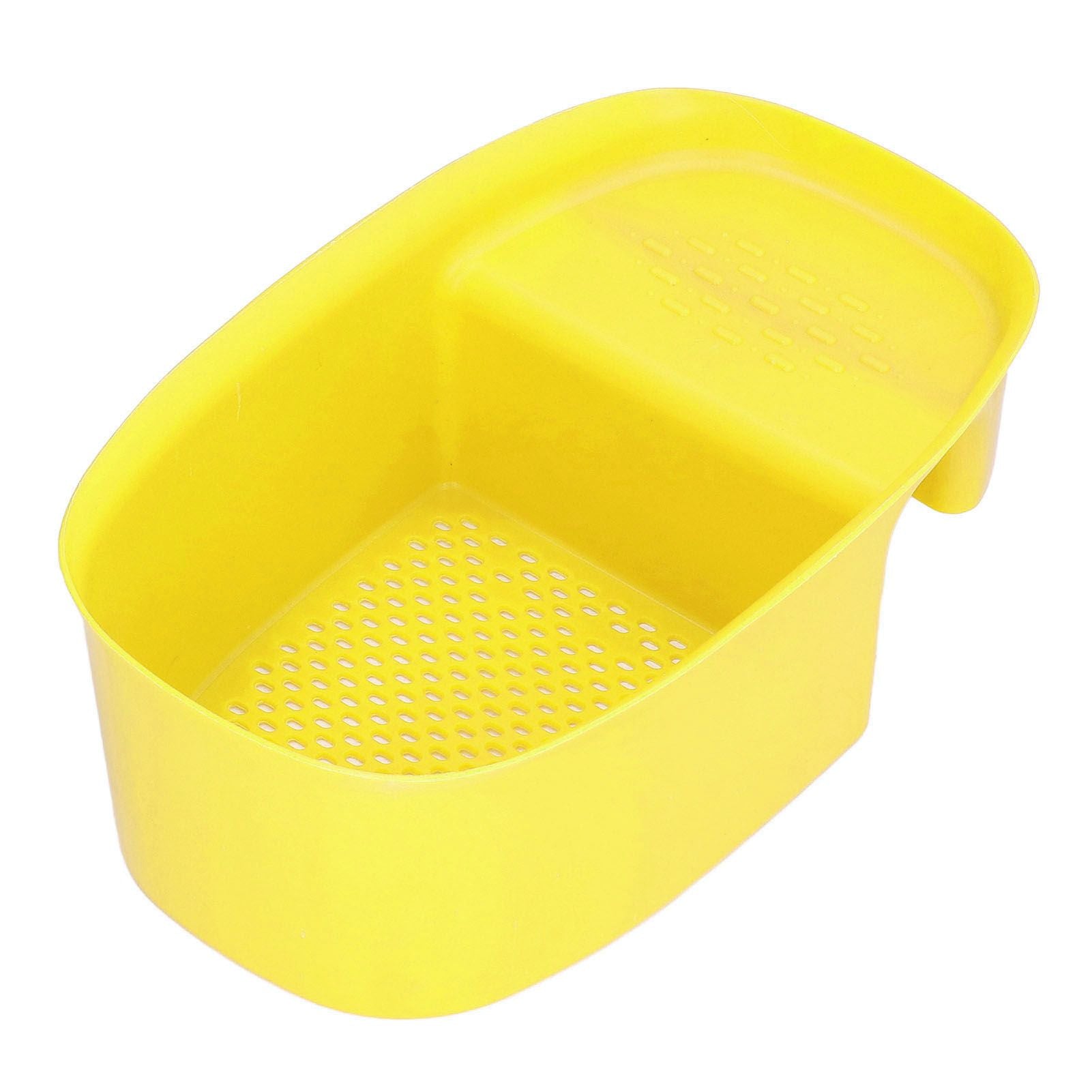 Sink Drain Basket Household Saddle Shaped Mesh Strainer for Kitchen Waste Vegetable FruitsYellow V1294-YM0523-3118220000312