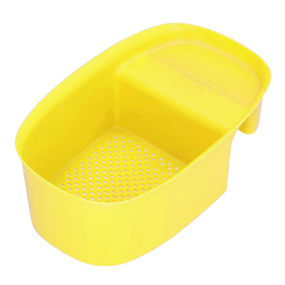 Sink Drain Basket Household Saddle Shaped Mesh Strainer for Kitchen Waste Vegetable FruitsYellow V1294-YM0523-3118220000312