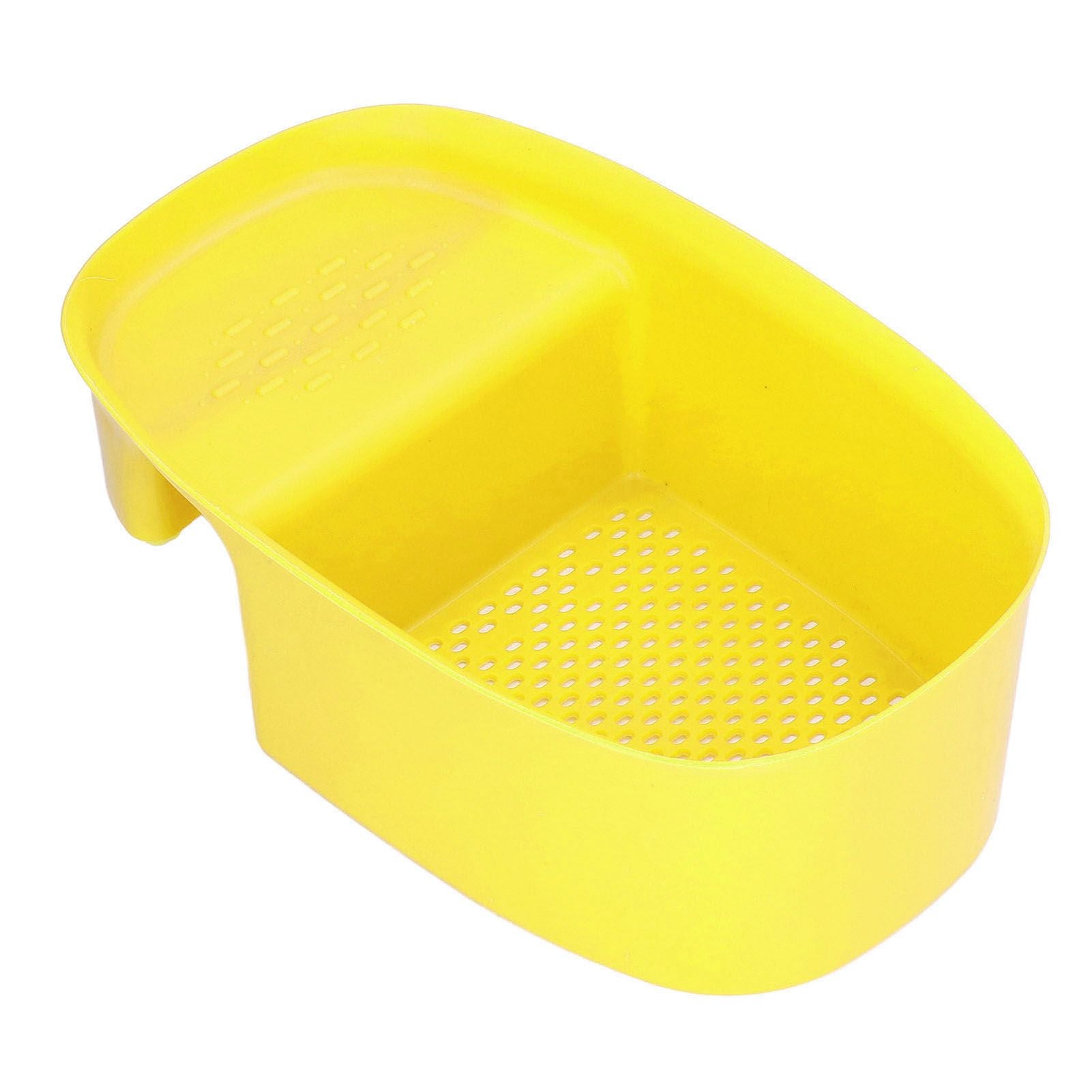 Sink Drain Basket Household Saddle Shaped Mesh Strainer for Kitchen Waste Vegetable FruitsYellow V1294-YM0523-3118220000312
