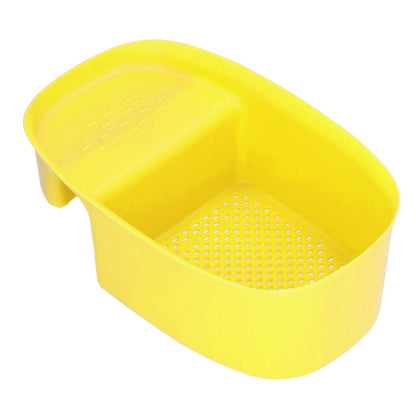 Sink Drain Basket Household Saddle Shaped Mesh Strainer for Kitchen Waste Vegetable FruitsYellow V1294-YM0523-3118220000312