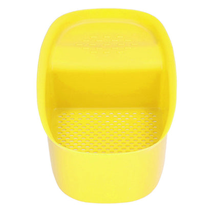 Sink Drain Basket Household Saddle Shaped Mesh Strainer for Kitchen Waste Vegetable FruitsYellow V1294-YM0523-3118220000312