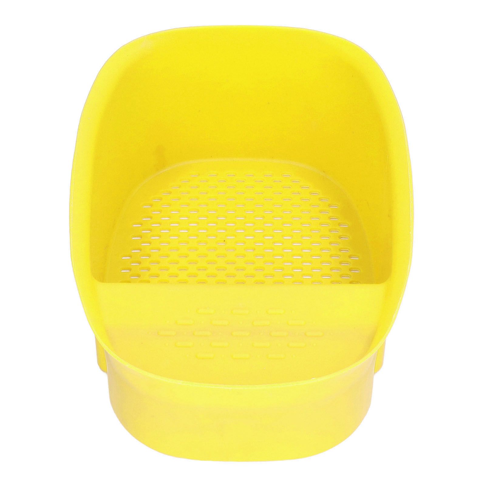 Sink Drain Basket Household Saddle Shaped Mesh Strainer for Kitchen Waste Vegetable FruitsYellow V1294-YM0523-3118220000312