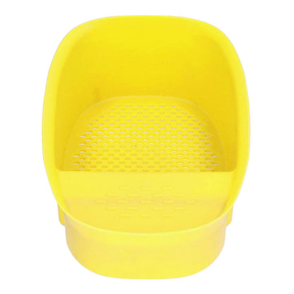 Sink Drain Basket Household Saddle Shaped Mesh Strainer for Kitchen Waste Vegetable FruitsYellow V1294-YM0523-3118220000312