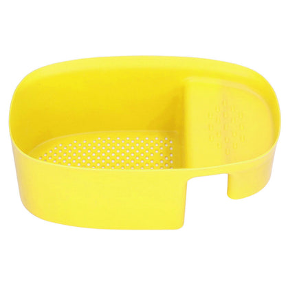 Sink Drain Basket Household Saddle Shaped Mesh Strainer for Kitchen Waste Vegetable FruitsYellow V1294-YM0523-3118220000312