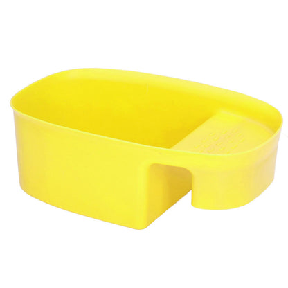 Sink Drain Basket Household Saddle Shaped Mesh Strainer for Kitchen Waste Vegetable FruitsYellow V1294-YM0523-3118220000312