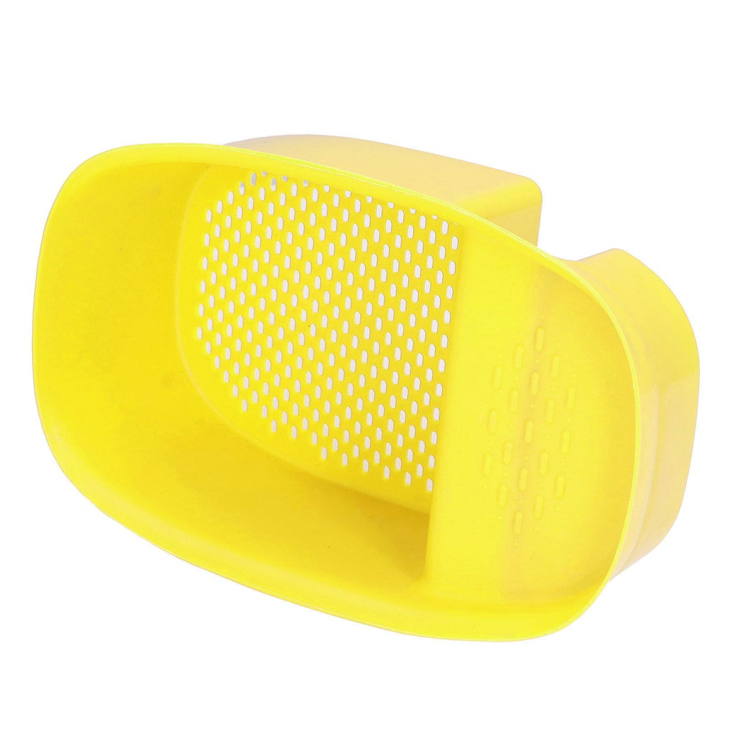 Sink Drain Basket Household Saddle Shaped Mesh Strainer for Kitchen Waste Vegetable FruitsYellow V1294-YM0523-3118220000312