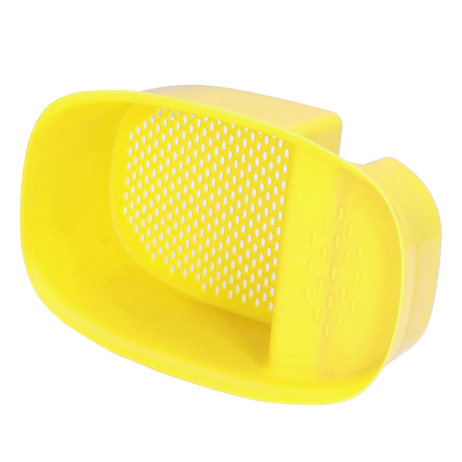 Sink Drain Basket Household Saddle Shaped Mesh Strainer for Kitchen Waste Vegetable FruitsYellow V1294-YM0523-3118220000312