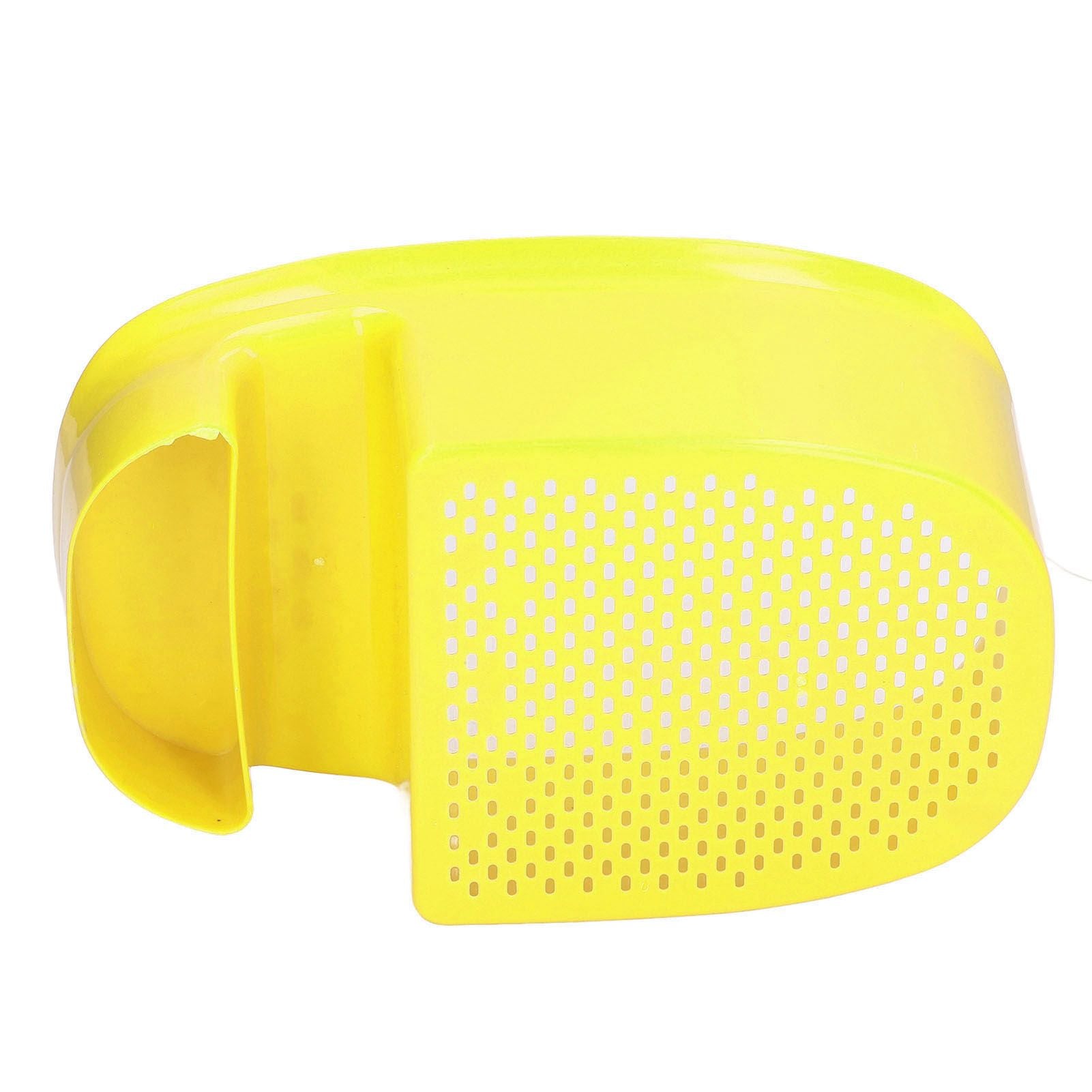 Sink Drain Basket Household Saddle Shaped Mesh Strainer for Kitchen Waste Vegetable FruitsYellow V1294-YM0523-3118220000312