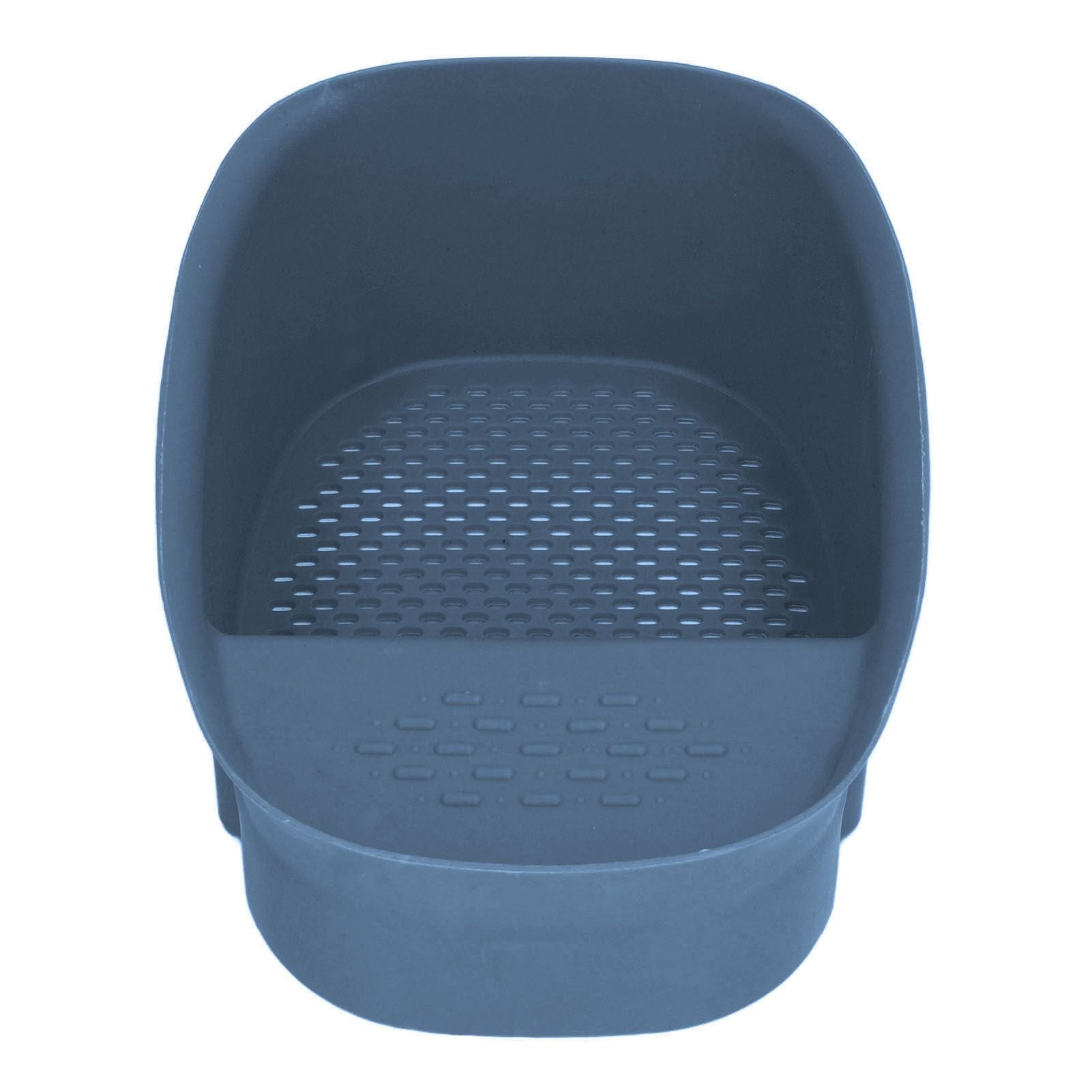 Sink Drain Basket Household Saddle Shaped Mesh Strainer for Kitchen Waste Vegetable FruitsBlue V1294-YM0523-3118220000314