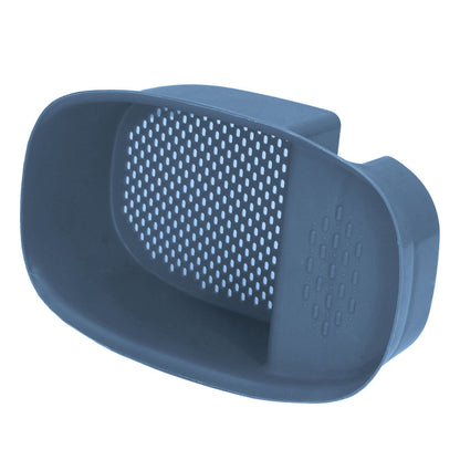 Sink Drain Basket Household Saddle Shaped Mesh Strainer for Kitchen Waste Vegetable FruitsBlue V1294-YM0523-3118220000314