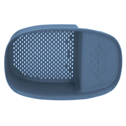 Sink Drain Basket Household Saddle Shaped Mesh Strainer for Kitchen Waste Vegetable FruitsBlue V1294-YM0523-3118220000314