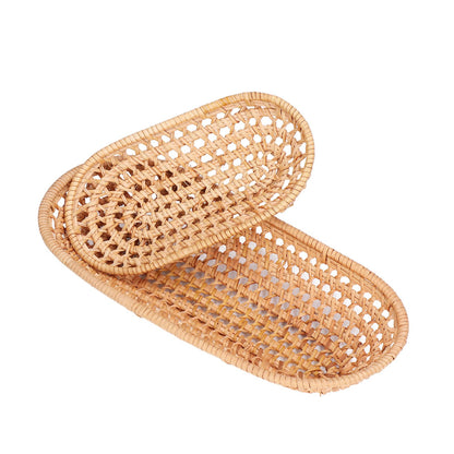 2pcs Bread Basket Handmade Rattan Storage Baskets for Bread Candy Biscuits Finger Food Fruit V1294-YM0523-3118220001111