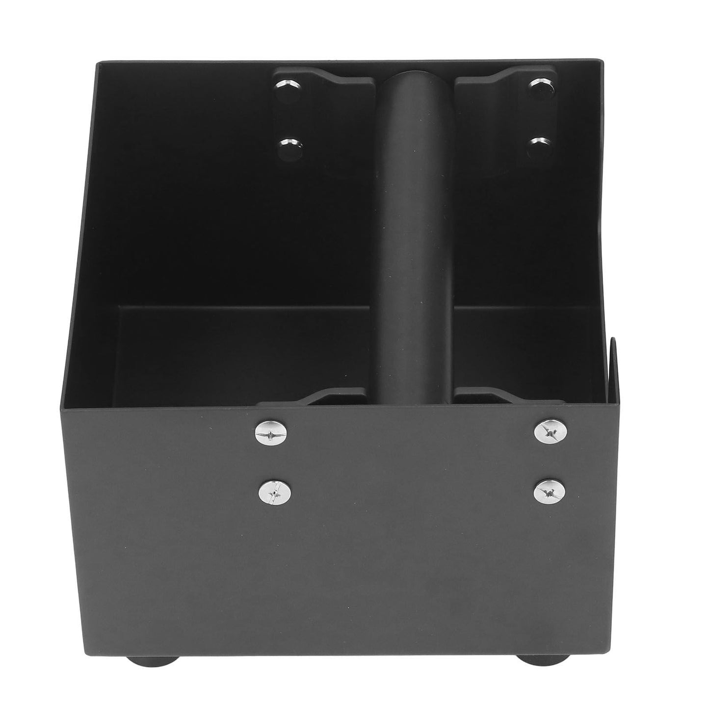 Coffee Knock Box Ground Waste Bin Container Stainless Steel Drawer Type Small Square Black V1294-YM0523-3118220001711