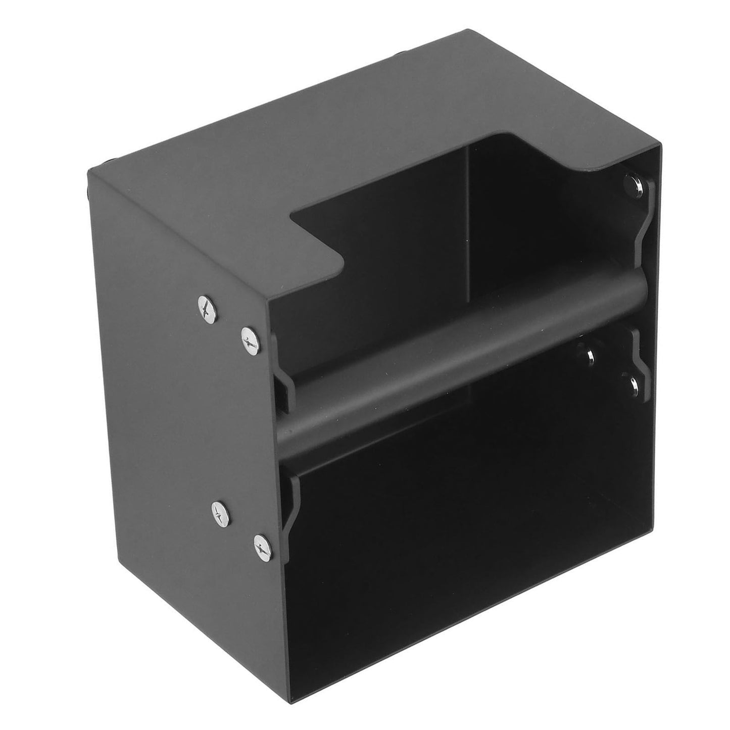 Coffee Knock Box Ground Waste Bin Container Stainless Steel Drawer Type Small Square Black V1294-YM0523-3118220001711