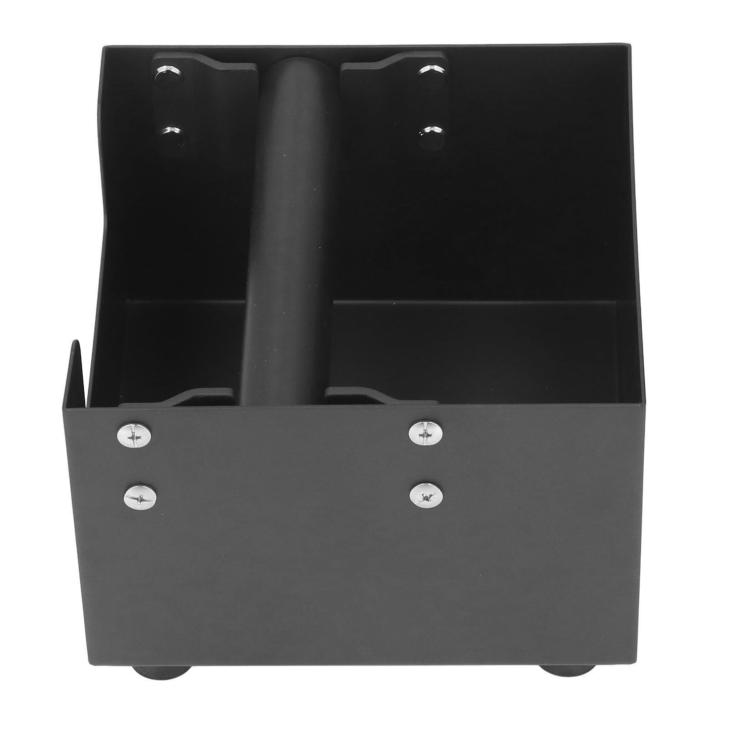 Coffee Knock Box Ground Waste Bin Container Stainless Steel Drawer Type Small Square Black V1294-YM0523-3118220001711