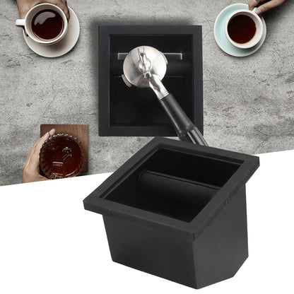 Coffee Knock Box Grounds Disposal Bin Bottomless Embedded Oblique Mouth Stainless Steel V1294-YM0523-3118220002711