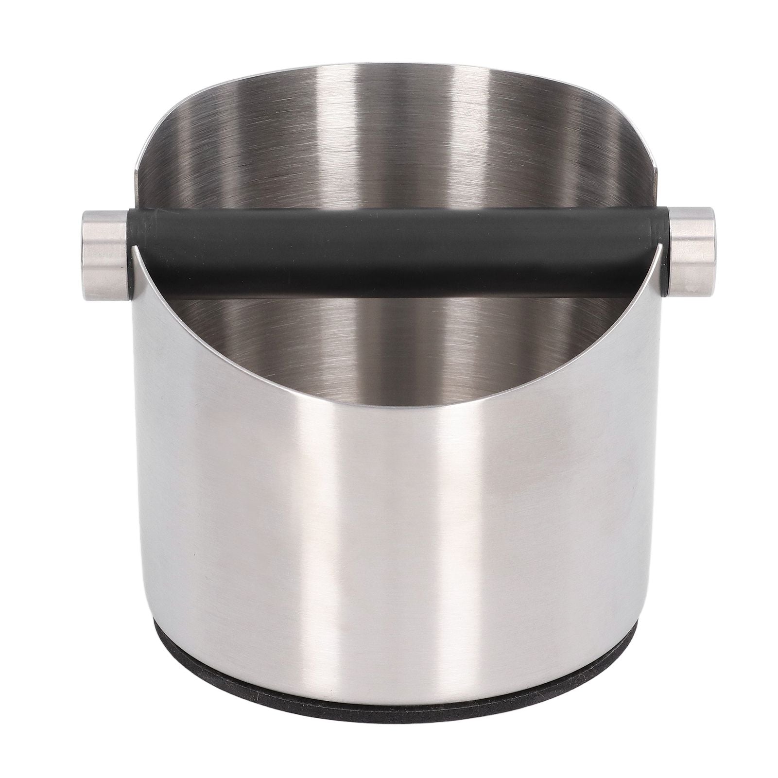 Coffee Grounds Bucket Stainless Steel Rubber Coffee Dump Bin for Home Restaurants BarsStainless Steel Small V1294-YM0523-3118220002811