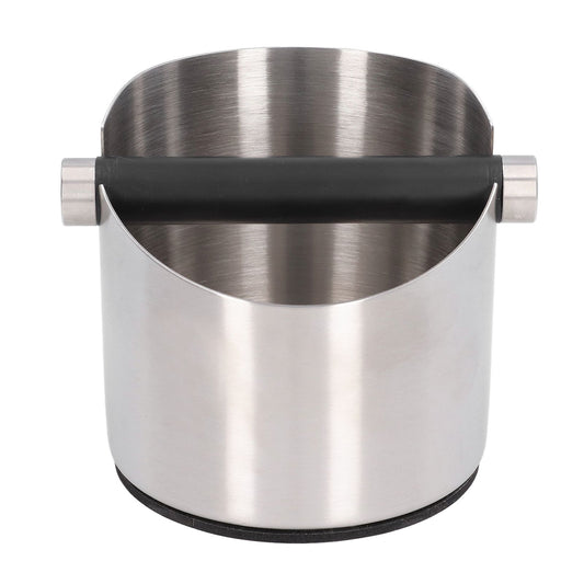 Coffee Grounds Bucket Stainless Steel Rubber Coffee Dump Bin for Home Restaurants BarsStainless Steel Small V1294-YM0523-3118220002811