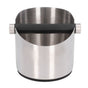 Coffee Grounds Bucket Stainless Steel Rubber Coffee Dump Bin for Home Restaurants BarsStainless Steel Small V1294-YM0523-3118220002811