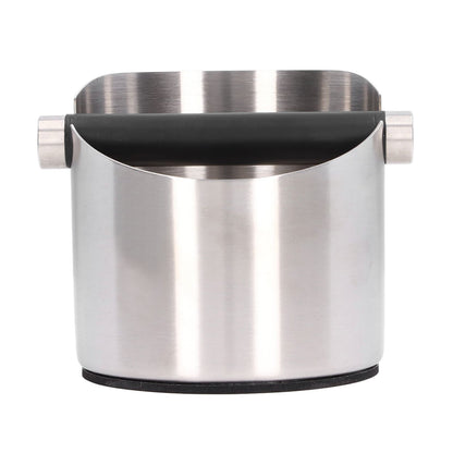 Coffee Grounds Bucket Stainless Steel Rubber Coffee Dump Bin for Home Restaurants BarsStainless Steel Small V1294-YM0523-3118220002811