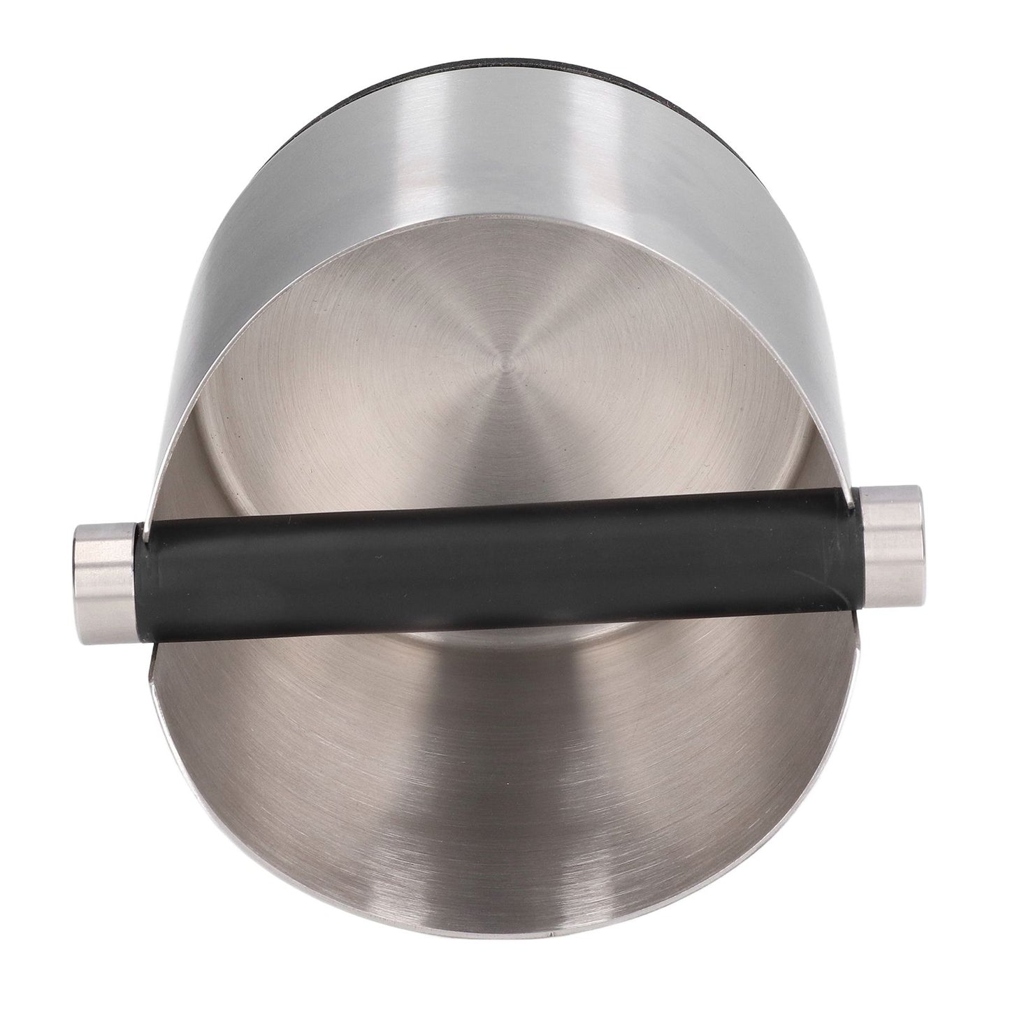 Coffee Grounds Bucket Stainless Steel Rubber Coffee Dump Bin for Home Restaurants BarsStainless Steel Small V1294-YM0523-3118220002811