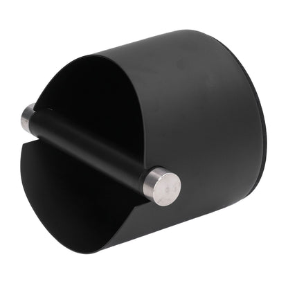 Coffee Grounds Bucket Stainless Steel Rubber Coffee Dump Bin for Home Restaurants BarsBlack Large (FC-05-2) V1294-YM0523-3118220002813