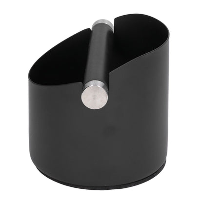Coffee Grounds Bucket Stainless Steel Rubber Coffee Dump Bin for Home Restaurants BarsBlack Large (FC-05-2) V1294-YM0523-3118220002813