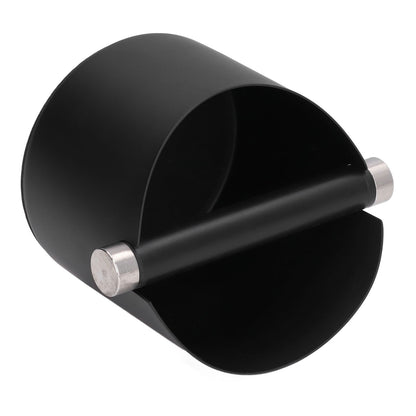 Coffee Grounds Bucket Stainless Steel Rubber Coffee Dump Bin for Home Restaurants BarsBlack Large (FC-05-2) V1294-YM0523-3118220002813