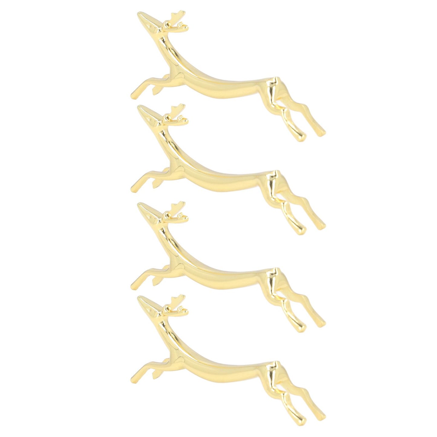 4Pcs Chopstick Rest Smoother Surfaces Reusable Cute Animal Design Gold Chopstick Rest for Home Restaurant V1294-YM0523-3118220003912