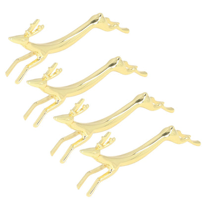 4Pcs Chopstick Rest Smoother Surfaces Reusable Cute Animal Design Gold Chopstick Rest for Home Restaurant V1294-YM0523-3118220003912