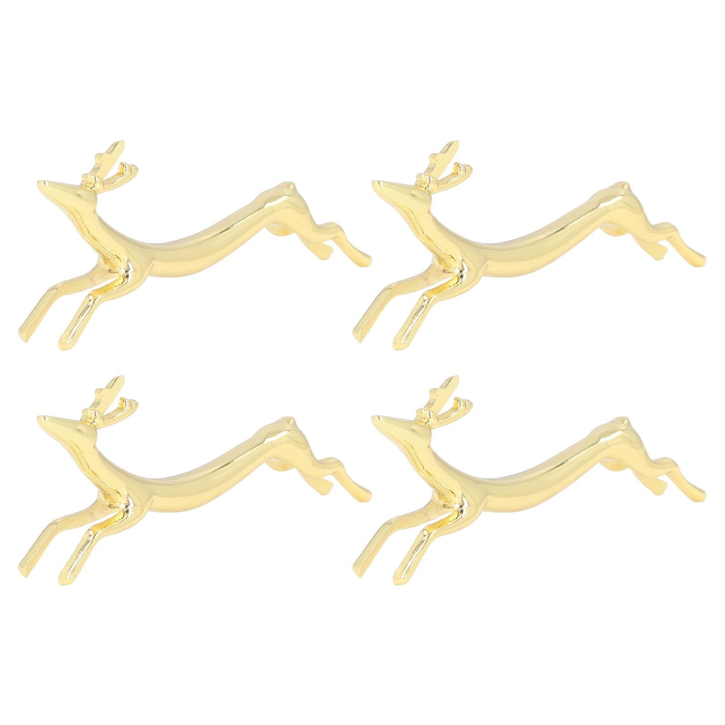 4Pcs Chopstick Rest Smoother Surfaces Reusable Cute Animal Design Gold Chopstick Rest for Home Restaurant V1294-YM0523-3118220003912