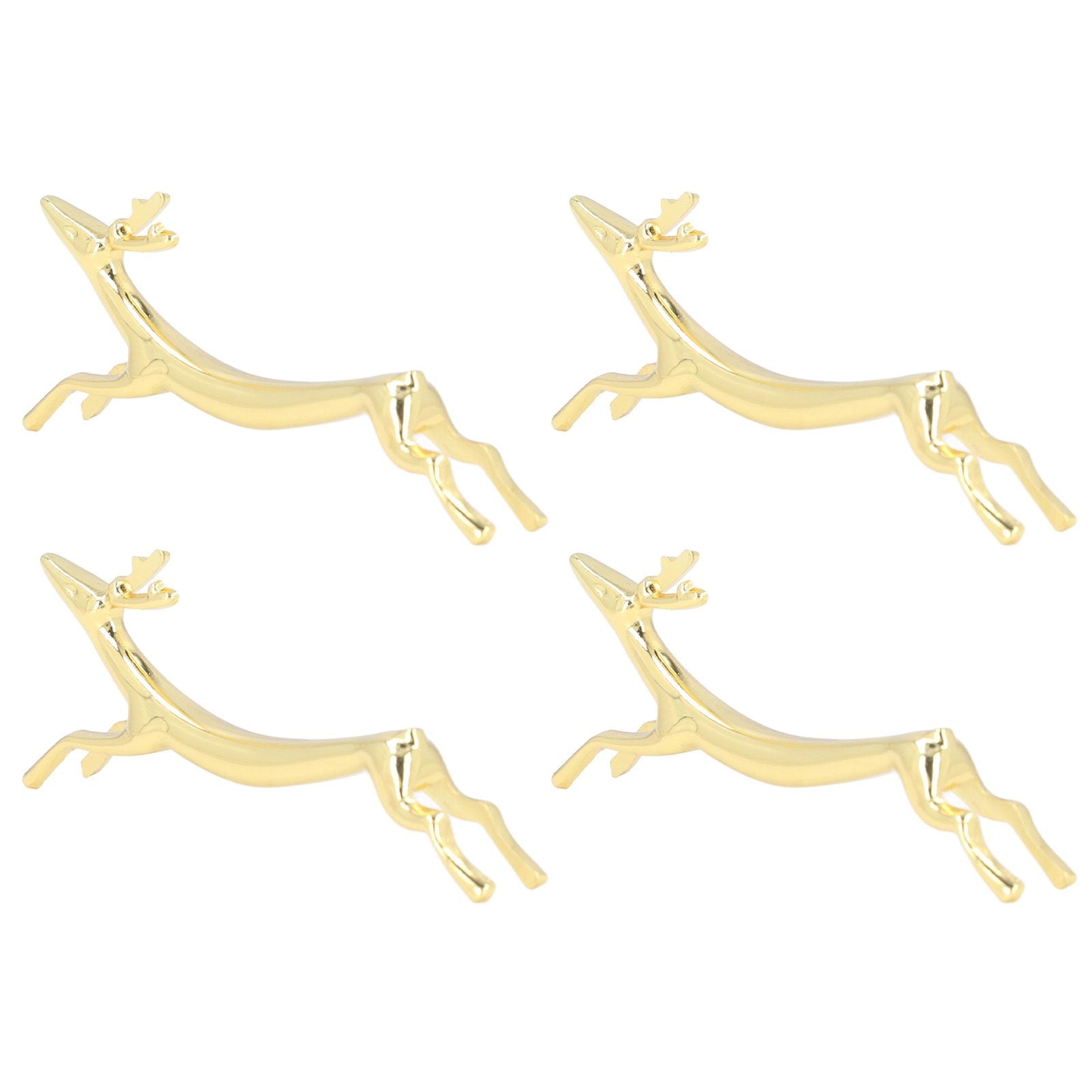 4Pcs Chopstick Rest Smoother Surfaces Reusable Cute Animal Design Gold Chopstick Rest for Home Restaurant V1294-YM0523-3118220003912
